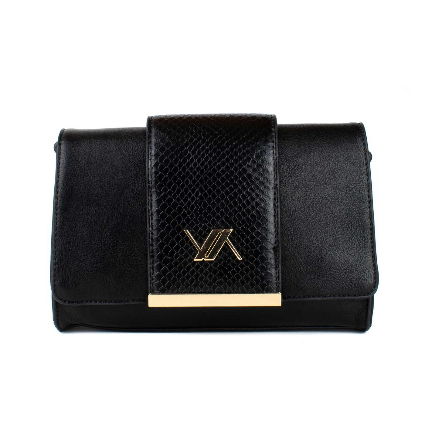 Menší Dámská Černá Crossbody Kabelka - Galija