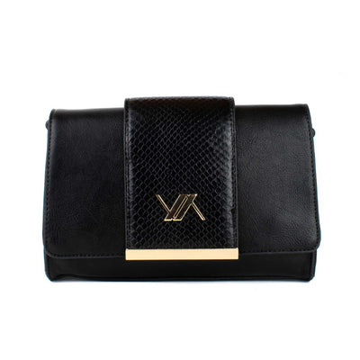 Menší Dámská Černá Crossbody Kabelka - Galija