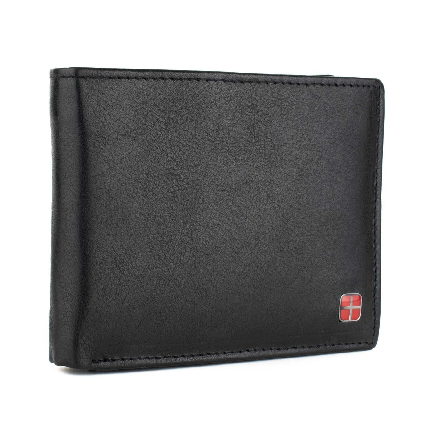 Černá kožená peněženka - Galija