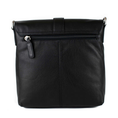 Černý Pánský Kožený Crossbody - Galija