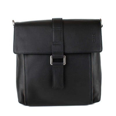 Černý Pánský Kožený Crossbody - Galija